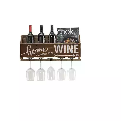 Mccandless Wall Mounted Wine Bottle