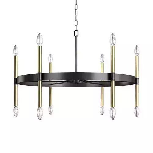 NOTRE DAME CHANDELIER Low-poly 3D model