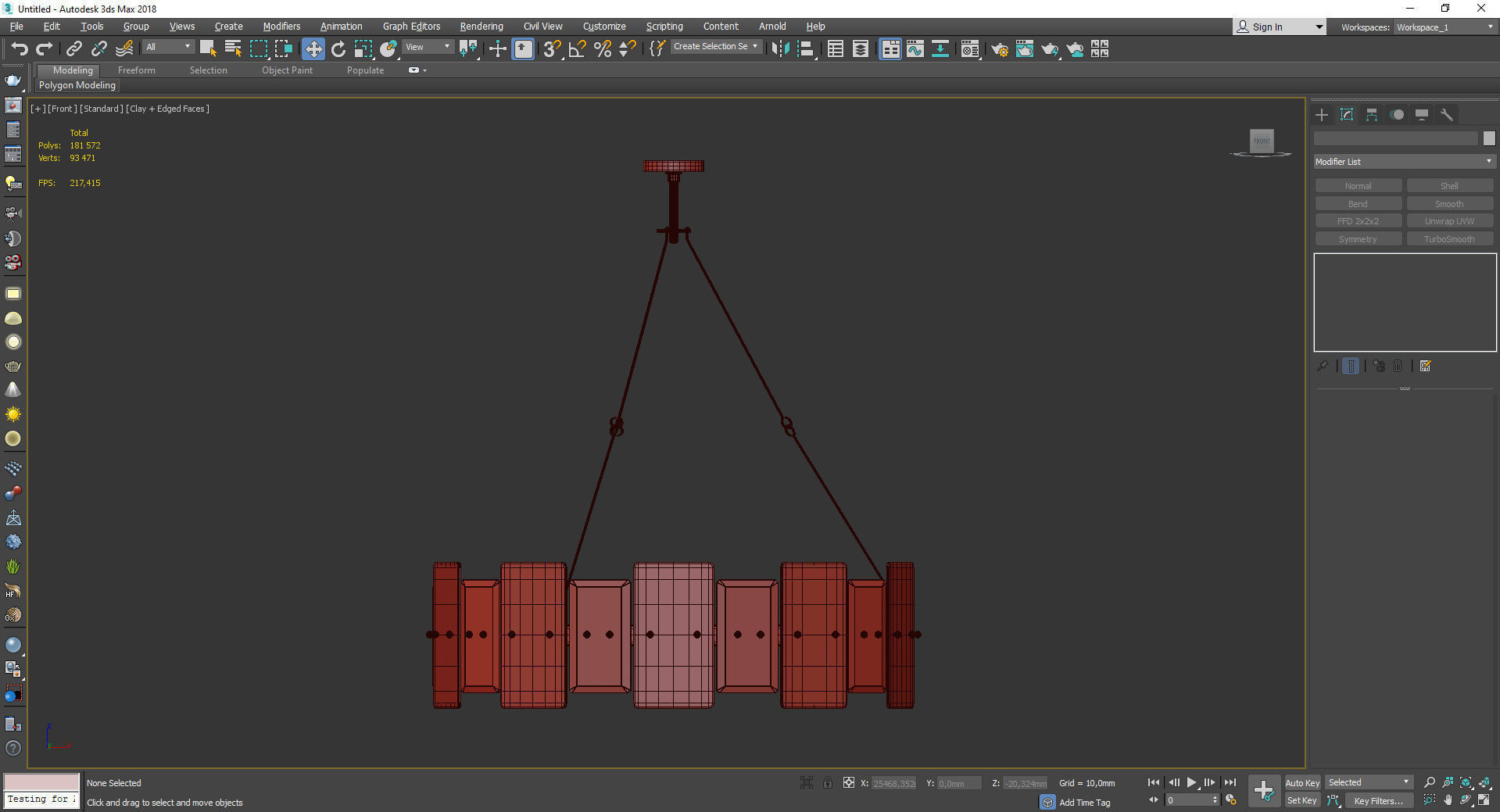 ANABEL CHANDELIER Low-poly 3D model_2