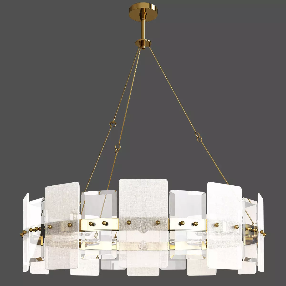 ANABEL CHANDELIER Low-poly 3D model_0