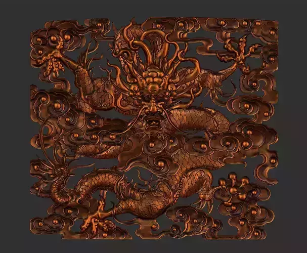 dragon chinese carving