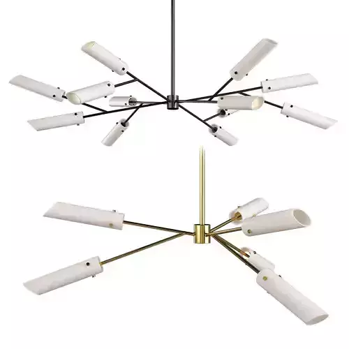 HIGH LINE CHANDELIER Low-poly 3D model