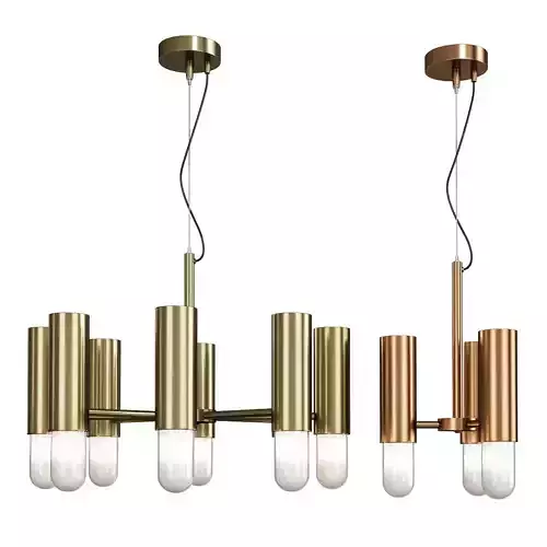 LUCREZIA CHANDELIER Low-poly 3D model