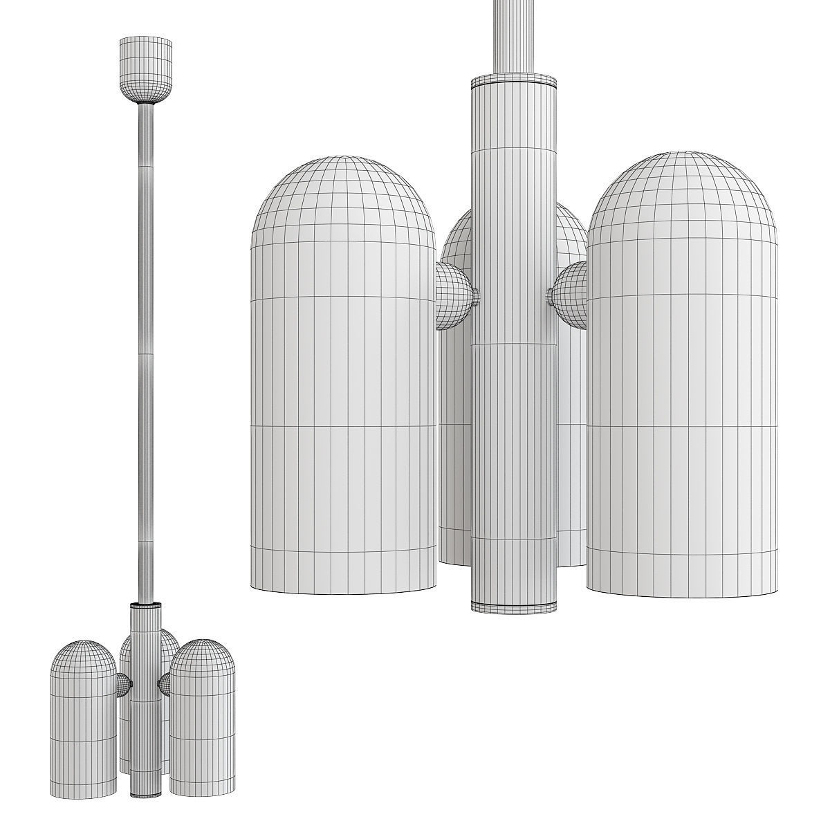 ODYSSEY TUBE PENDANT Low-poly 3D model_1