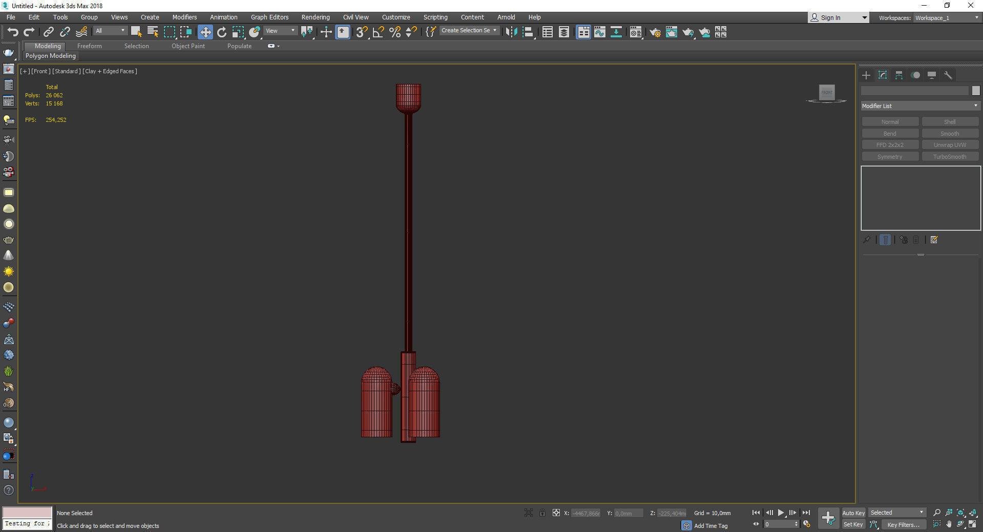 ODYSSEY TUBE PENDANT Low-poly 3D model_2