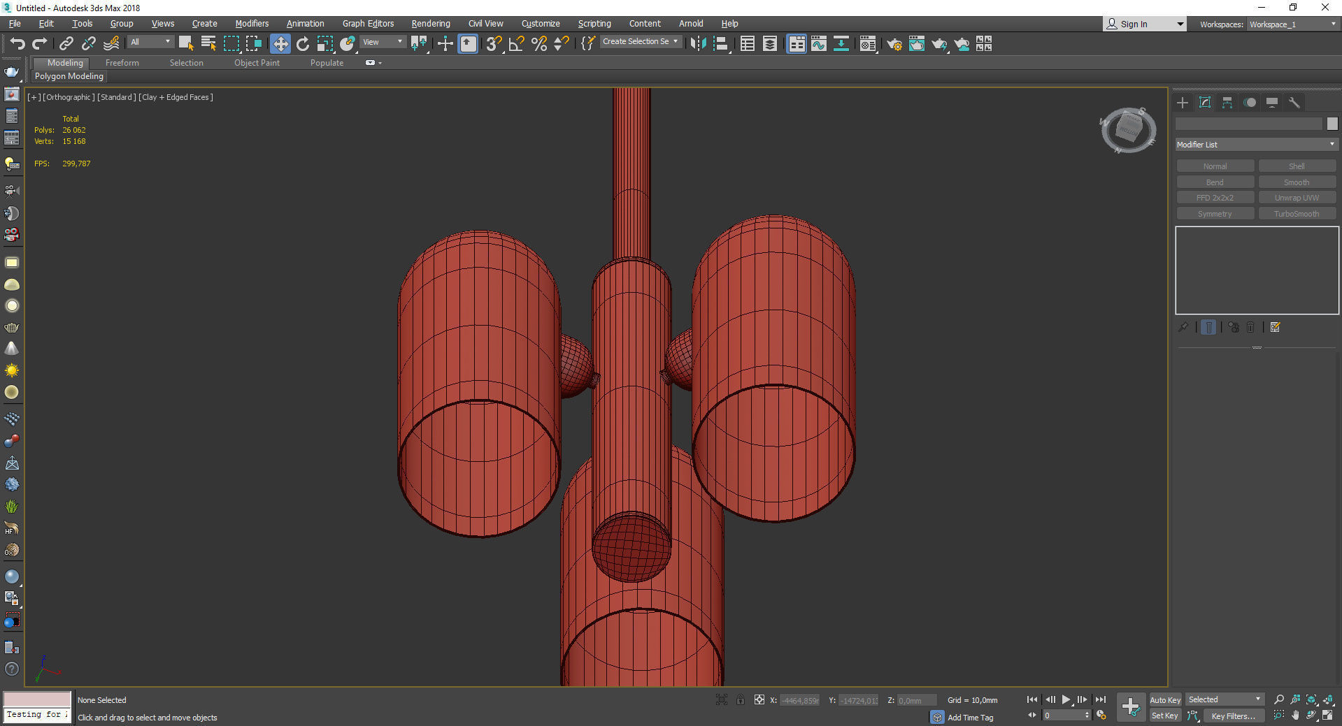 ODYSSEY TUBE PENDANT Low-poly 3D model_4