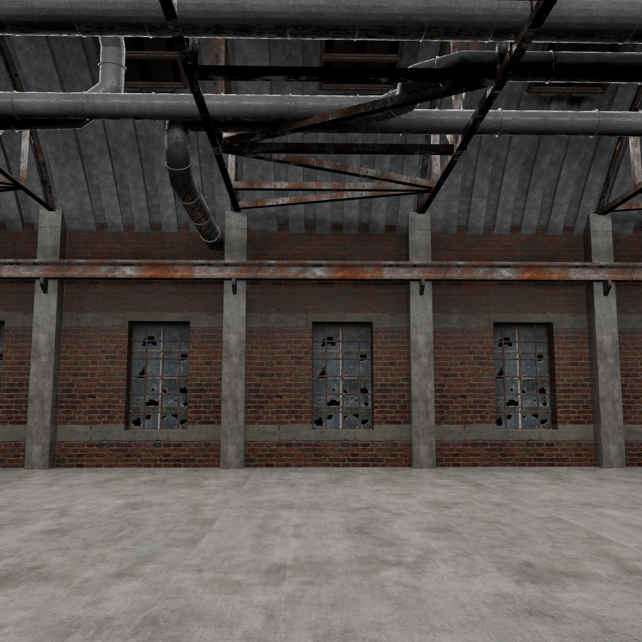 Warehouse Interior 3D model_5
