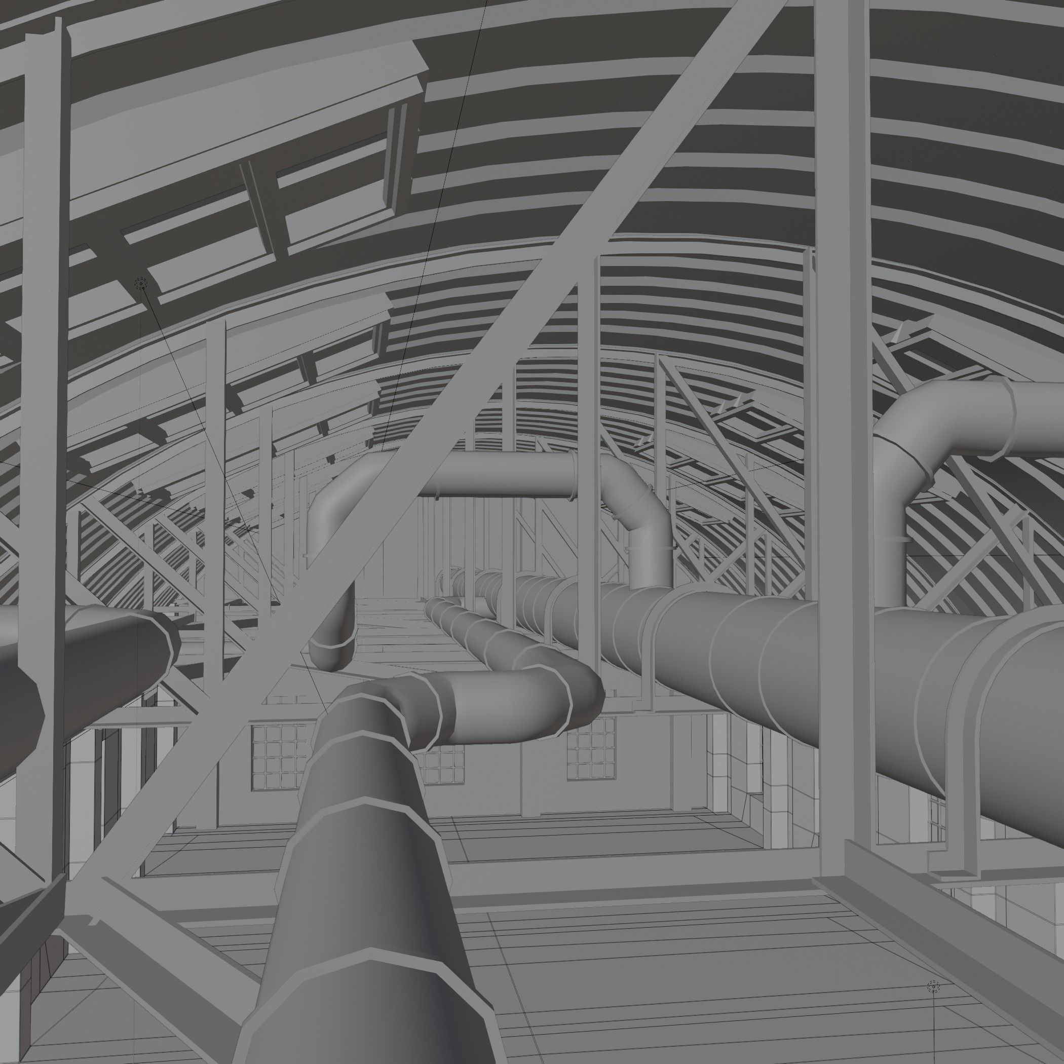 Warehouse Interior 3D model_9