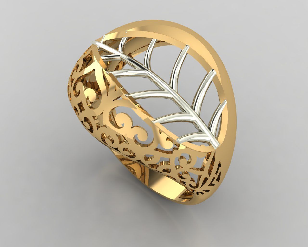 Woman Rings 3D 3D print model_1