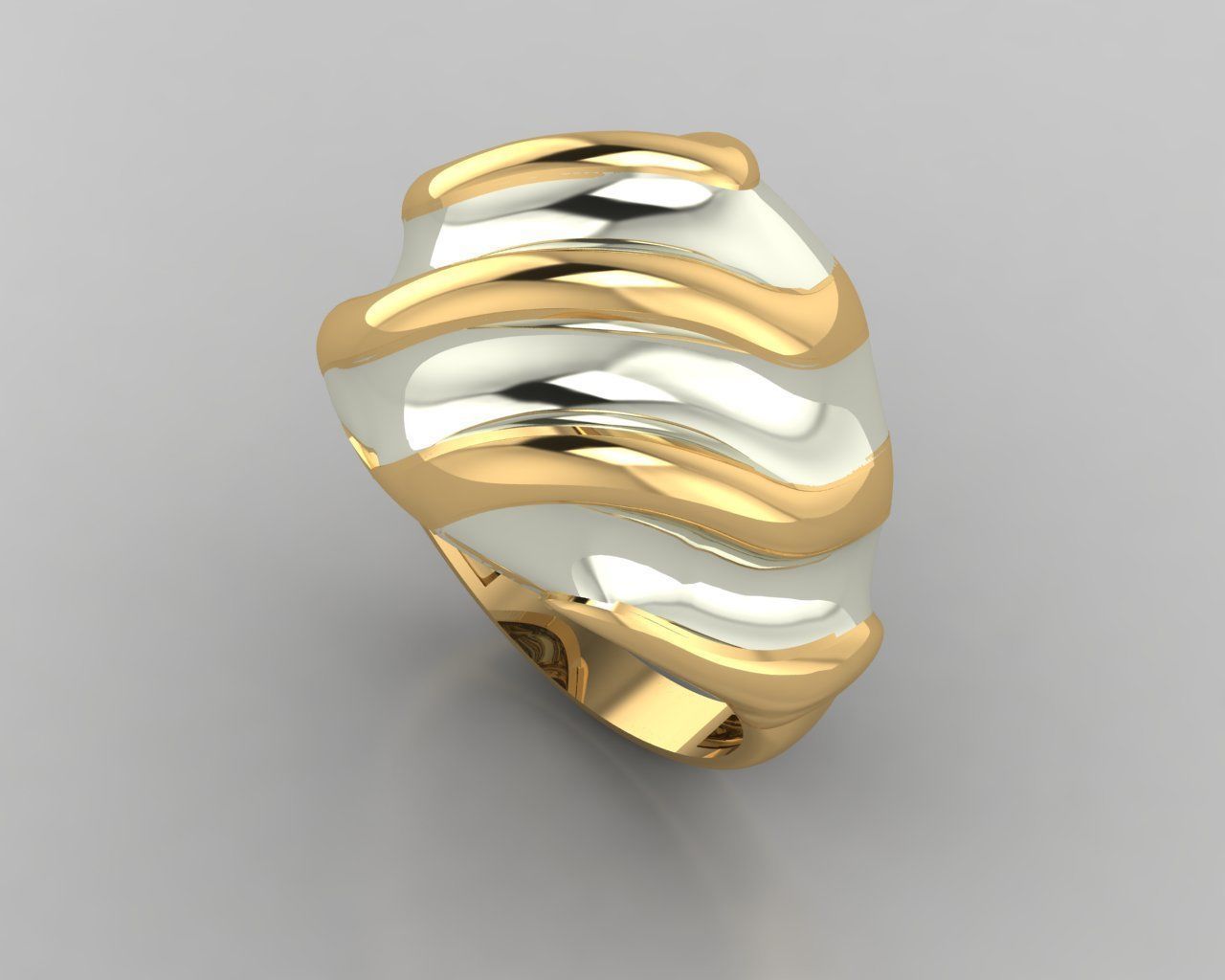 Woman Rings 3D 3D print model_1