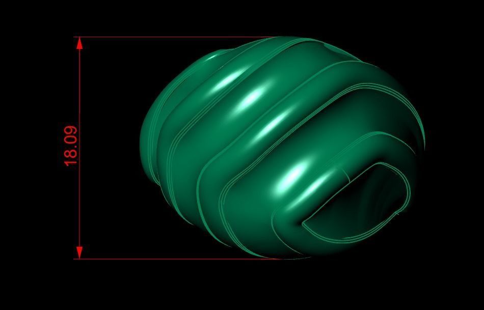 Woman Rings 3D 3D print model_2