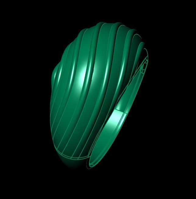 Woman Rings 3D 3D print model_3