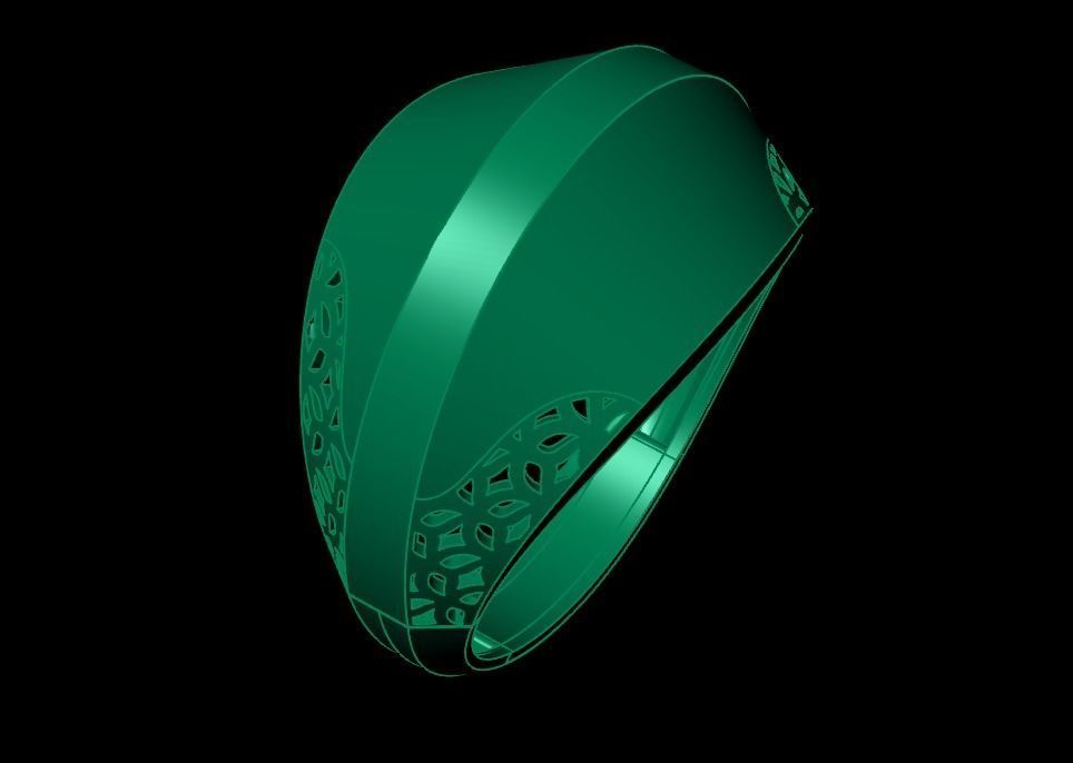 Woman Rings 3D 3D print model_3