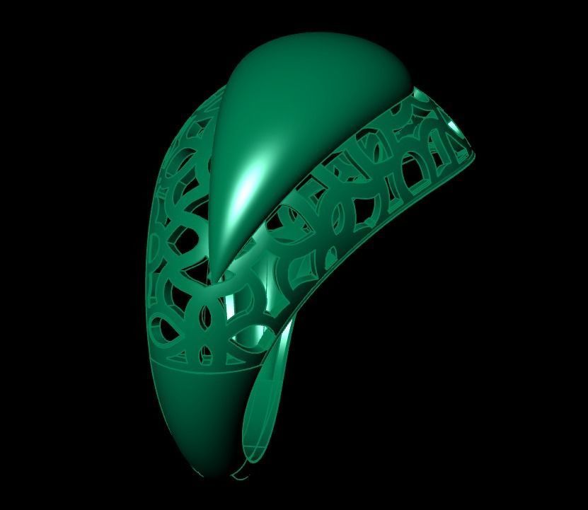  Woman Rings 3D 3D print model_3