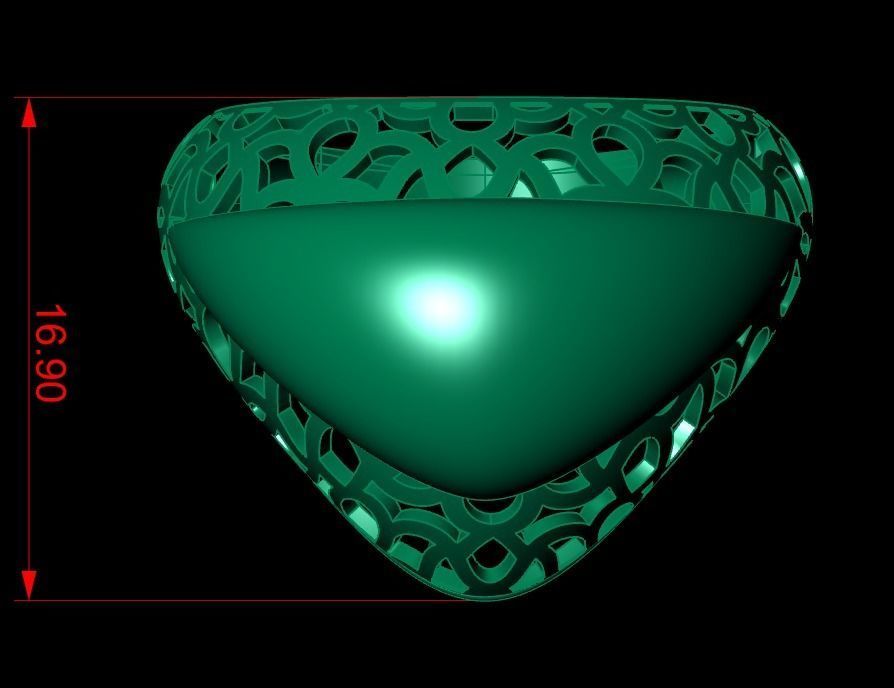  Woman Rings 3D 3D print model_2