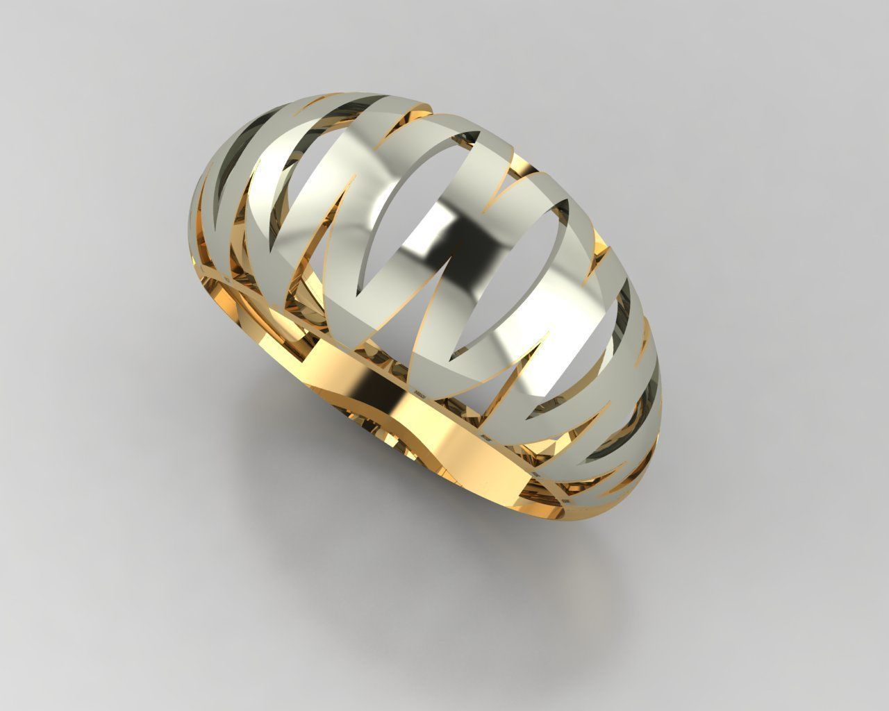 Woman Rings 3D 3D print model_1