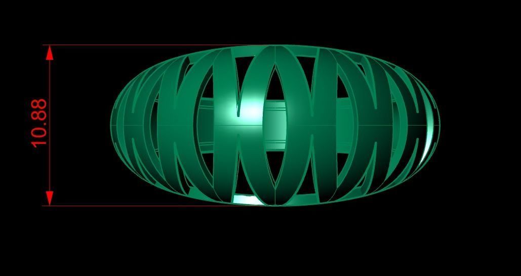 Woman Rings 3D 3D print model_2