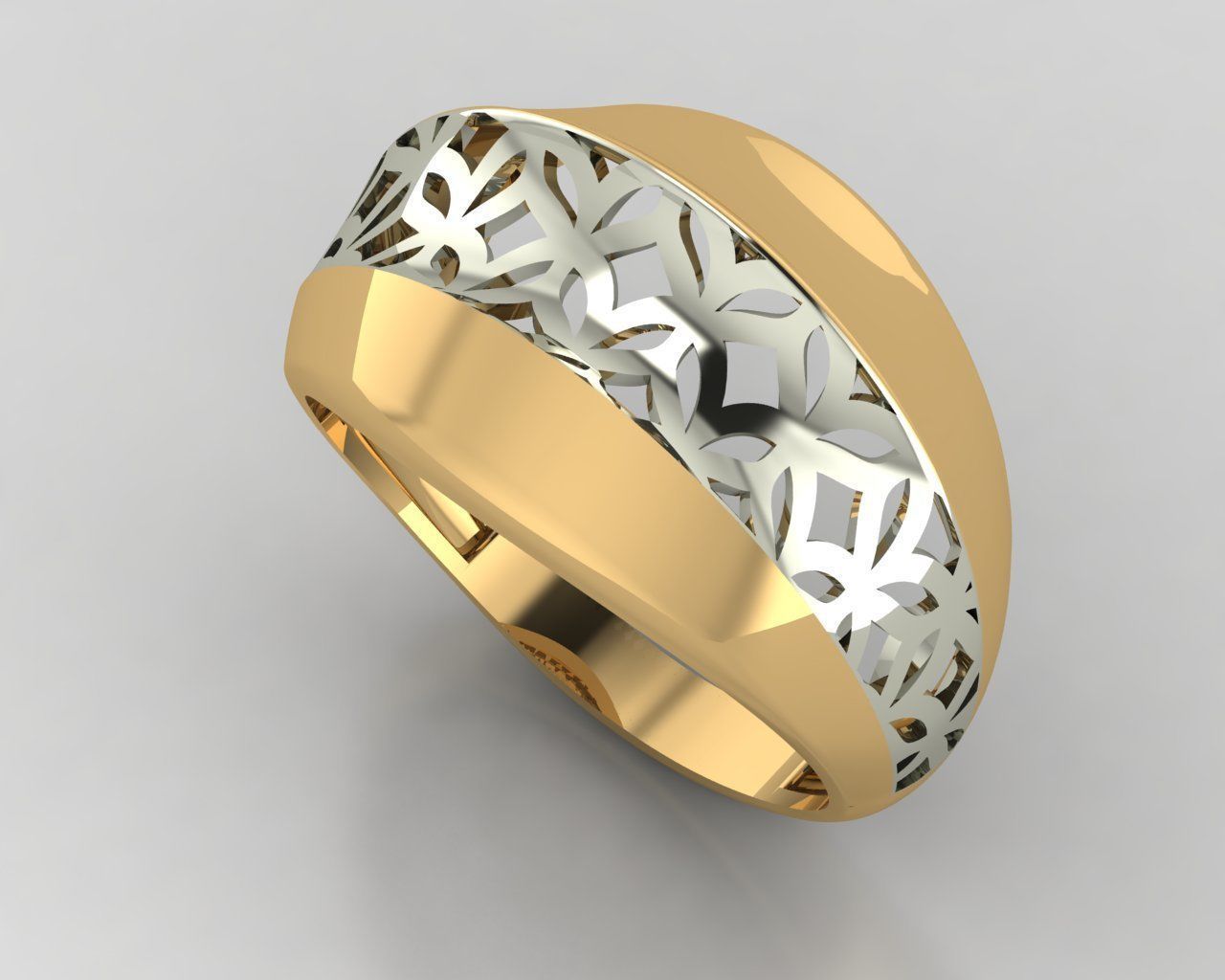 Woman Rings 3D 3D print model_1