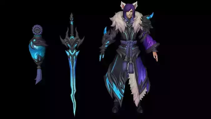 Character 3D model from world of warcraft 3D model