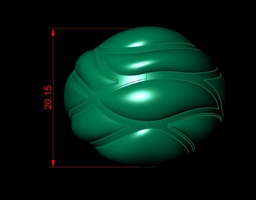 Woman Rings 3D 3D print model_2