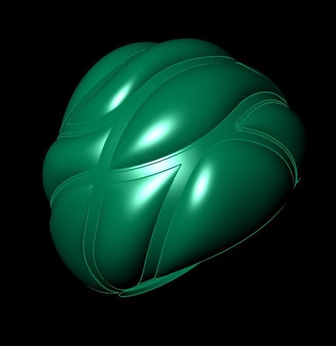 Woman Rings 3D 3D print model_3