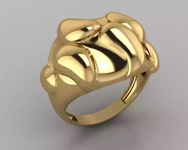  Woman Rings 3D