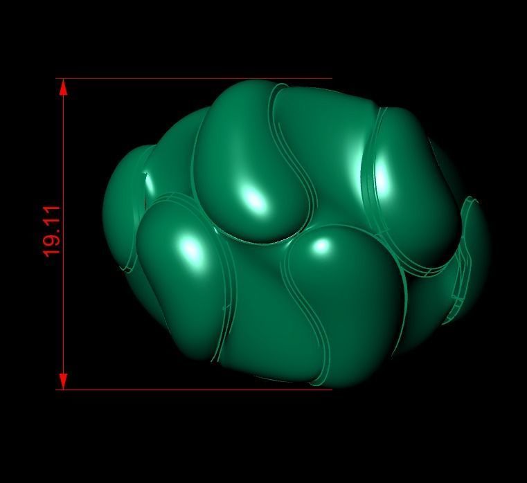  Woman Rings 3D 3D print model_2