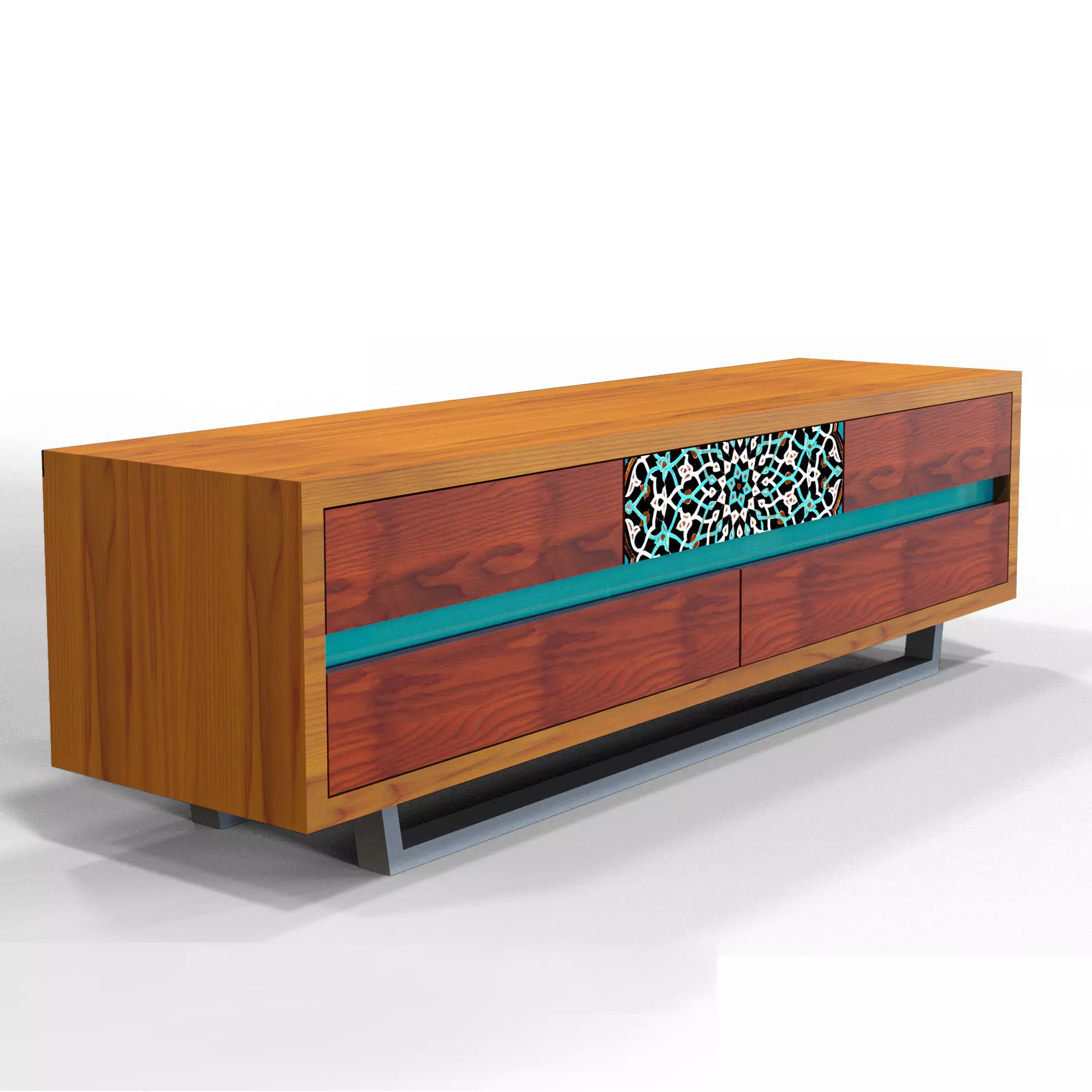 Persian tv table 3D model
