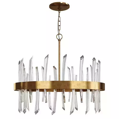Revel Chandelier Low-poly 3D model