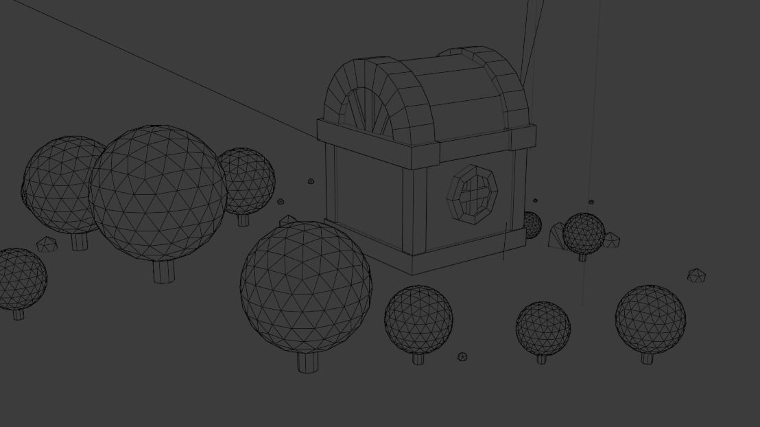 Small residential building in the forest 3D model_25