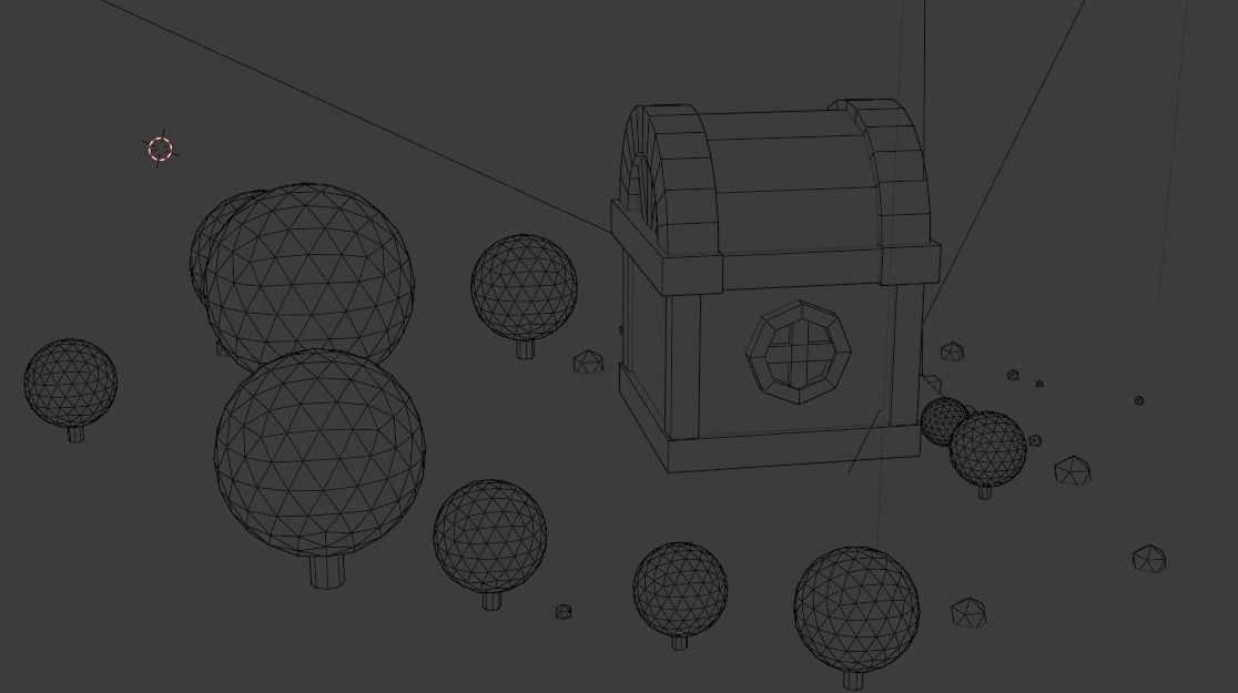 Small residential building in the forest 3D model_26