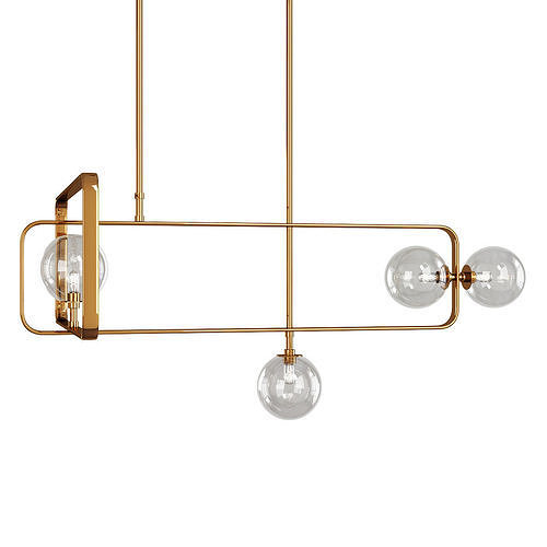 Parker II Ceiling Lamp Low-poly 3D model