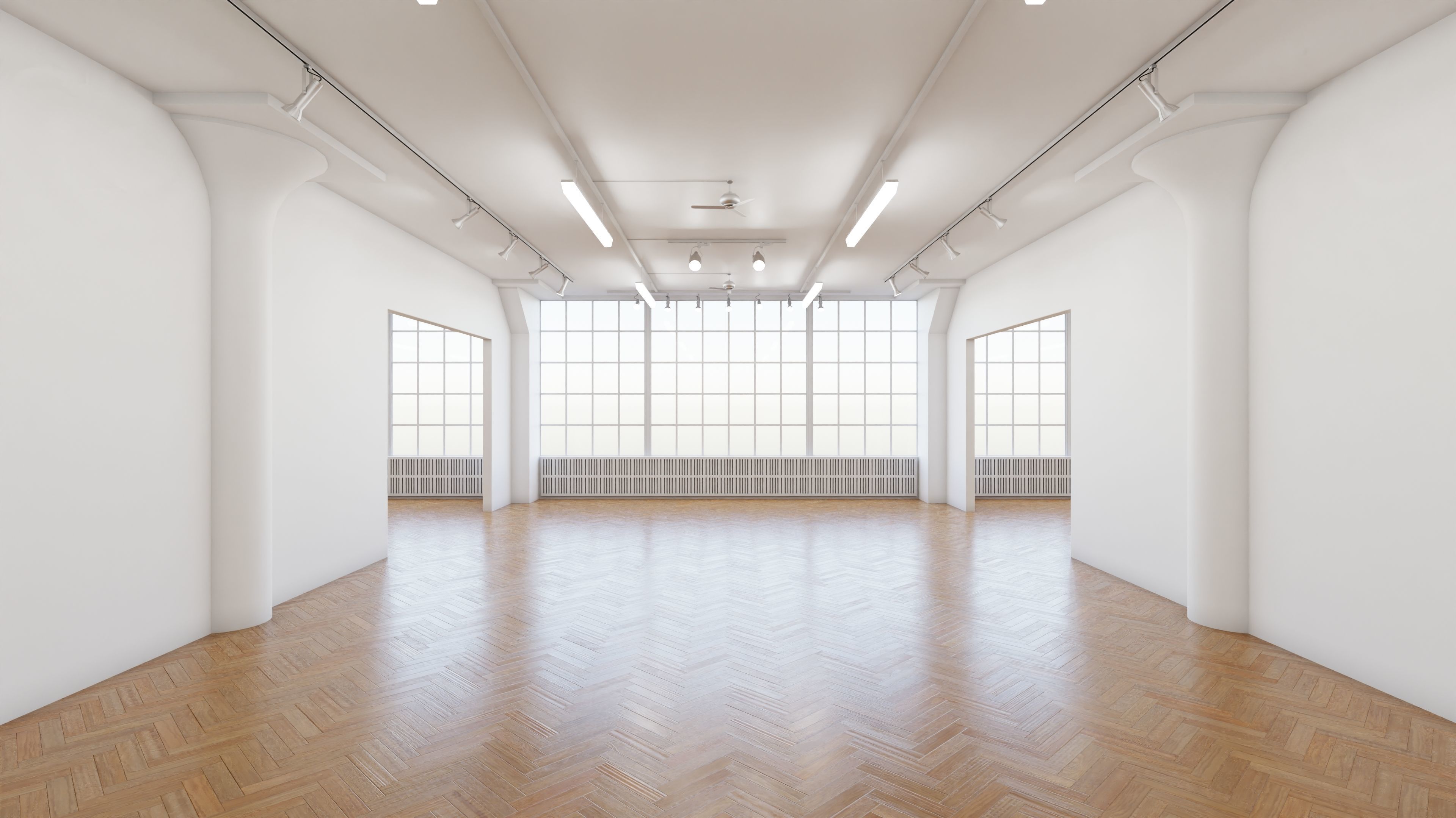 Art Museum Gallery Interior 10  Low-poly 3D model_5