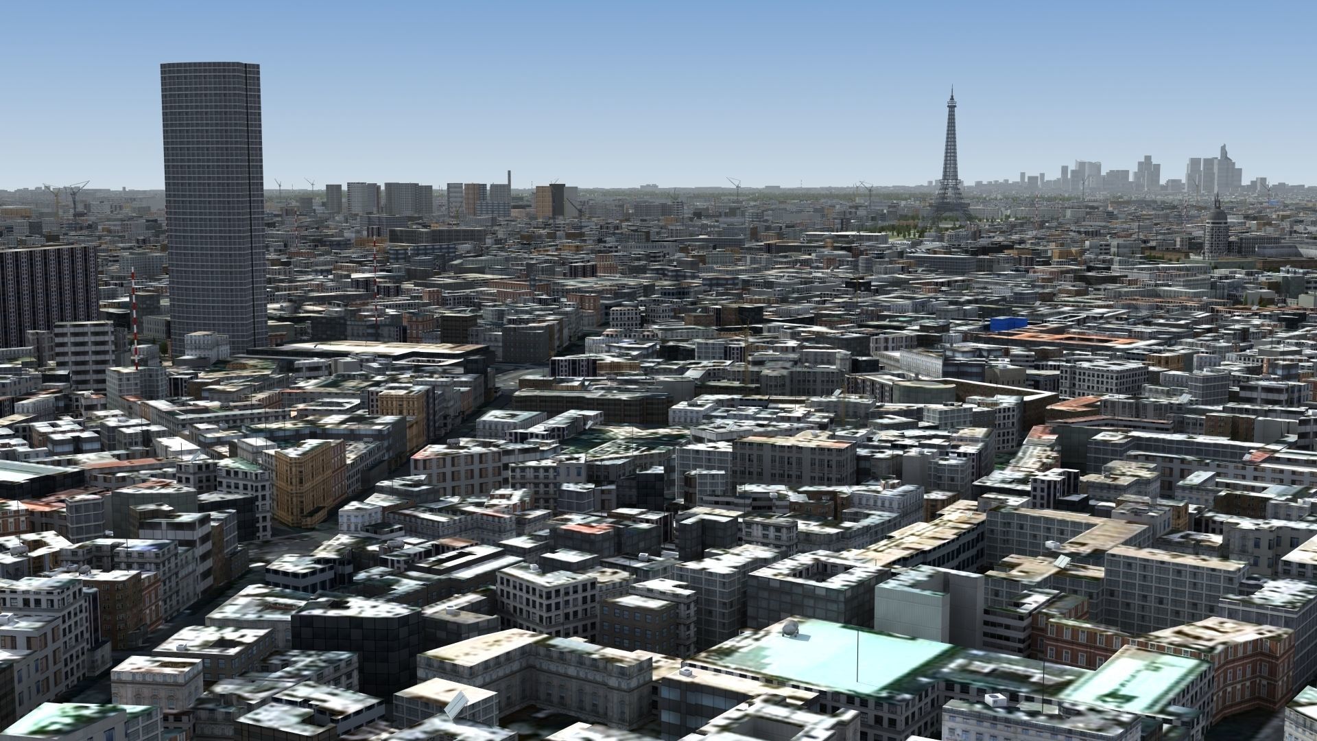 Paris France Low-poly 3D model_2