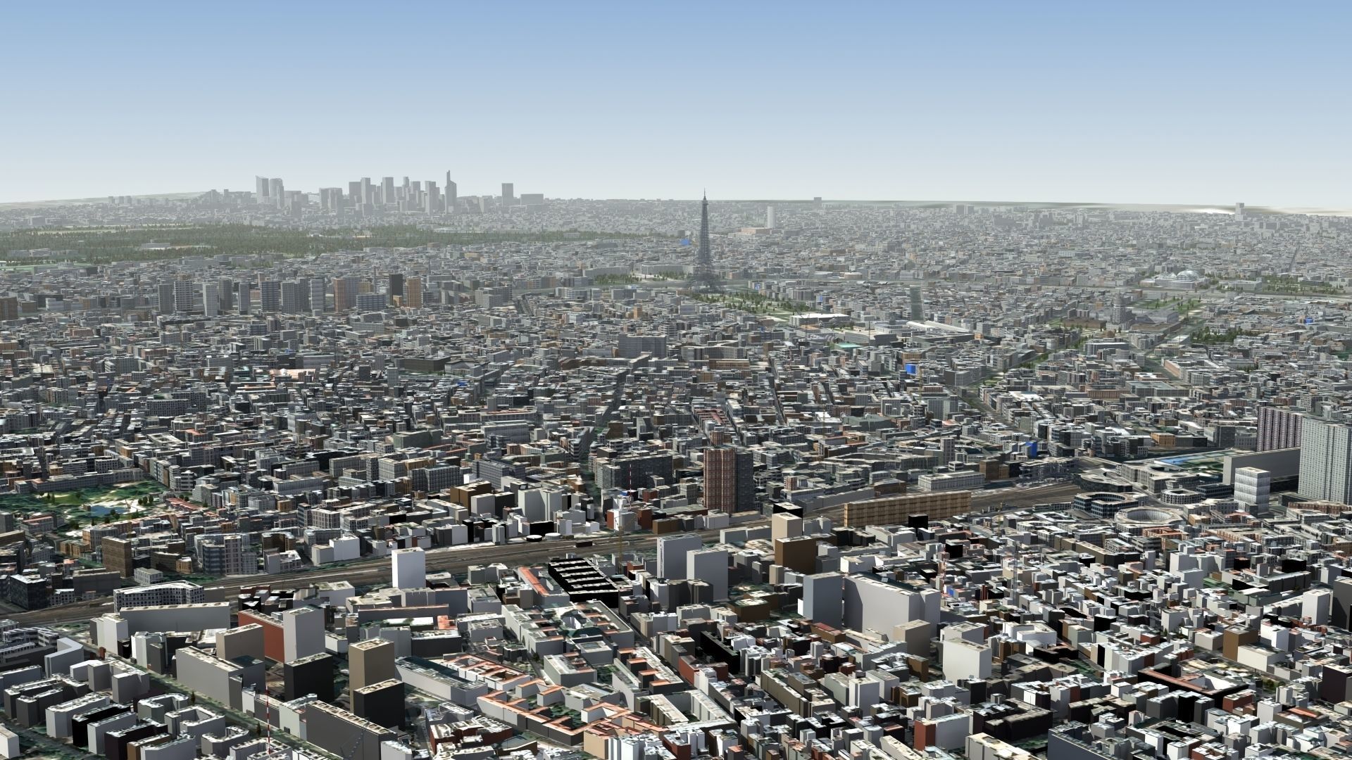 Paris France Low-poly 3D model_15