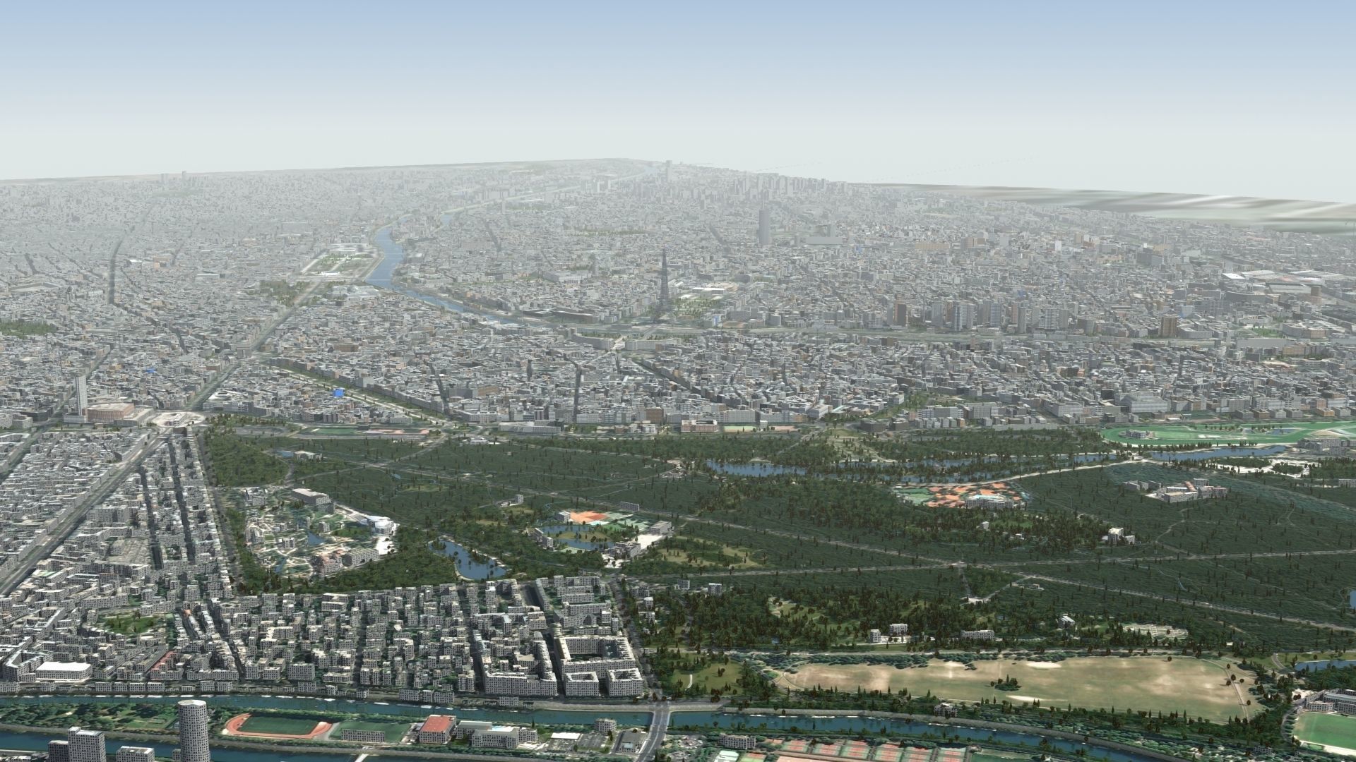 Paris France Low-poly 3D model_12