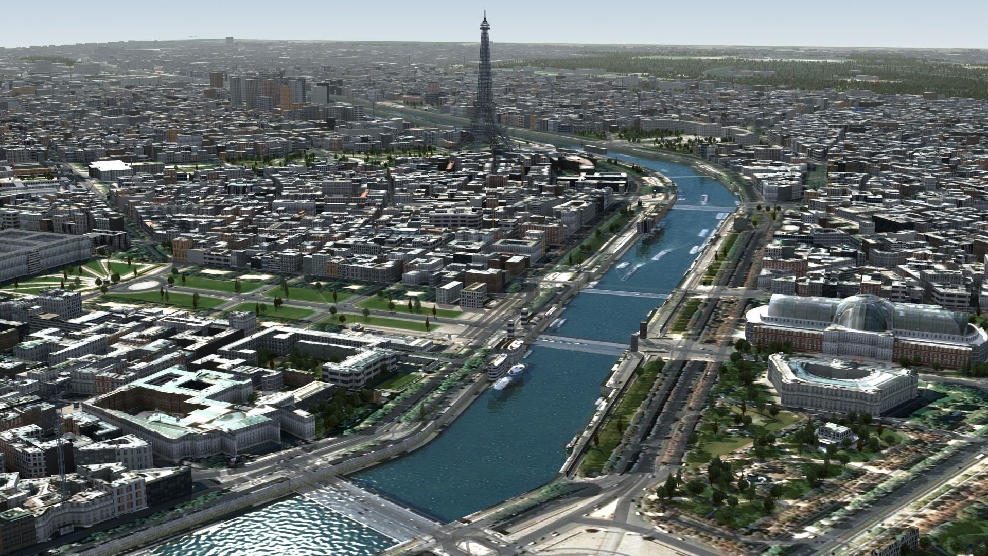 Paris France Low-poly 3D model_22