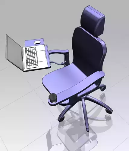 AYSiT office chair with laptop