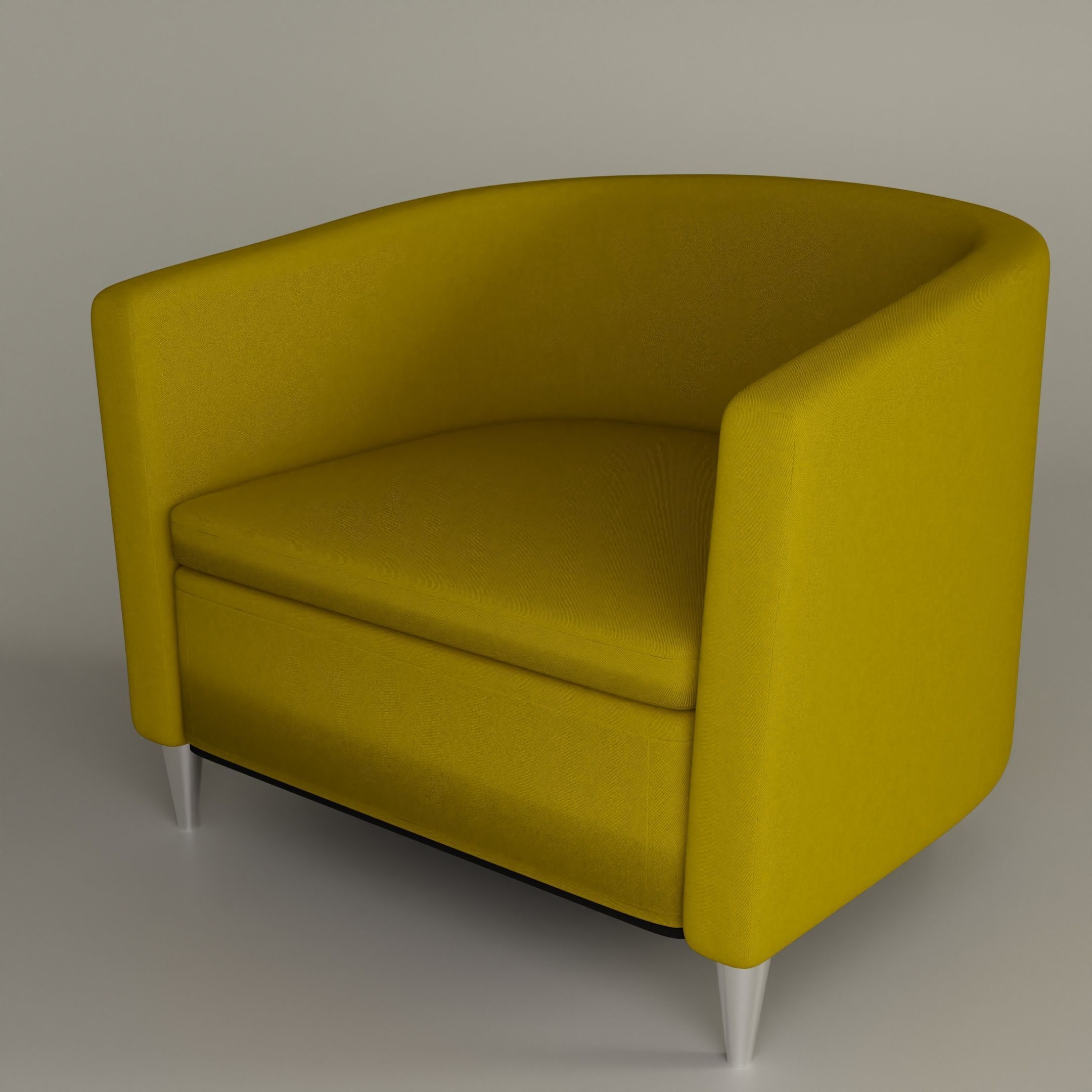 Armchair 3D model_6