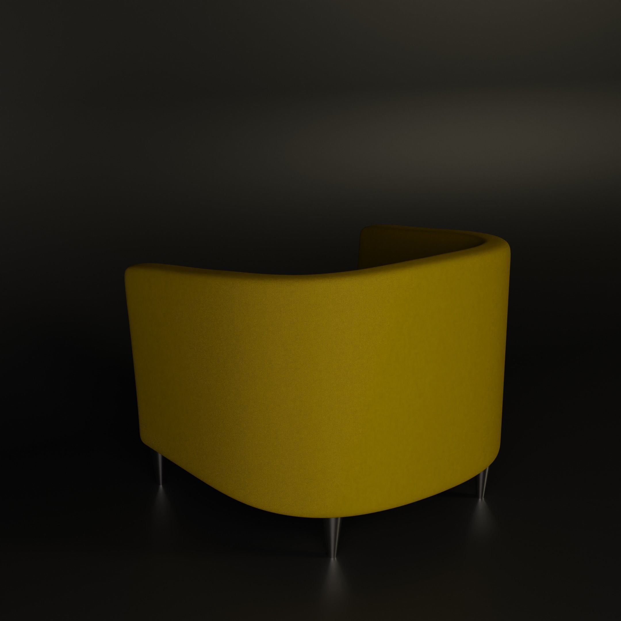 Armchair 3D model_1