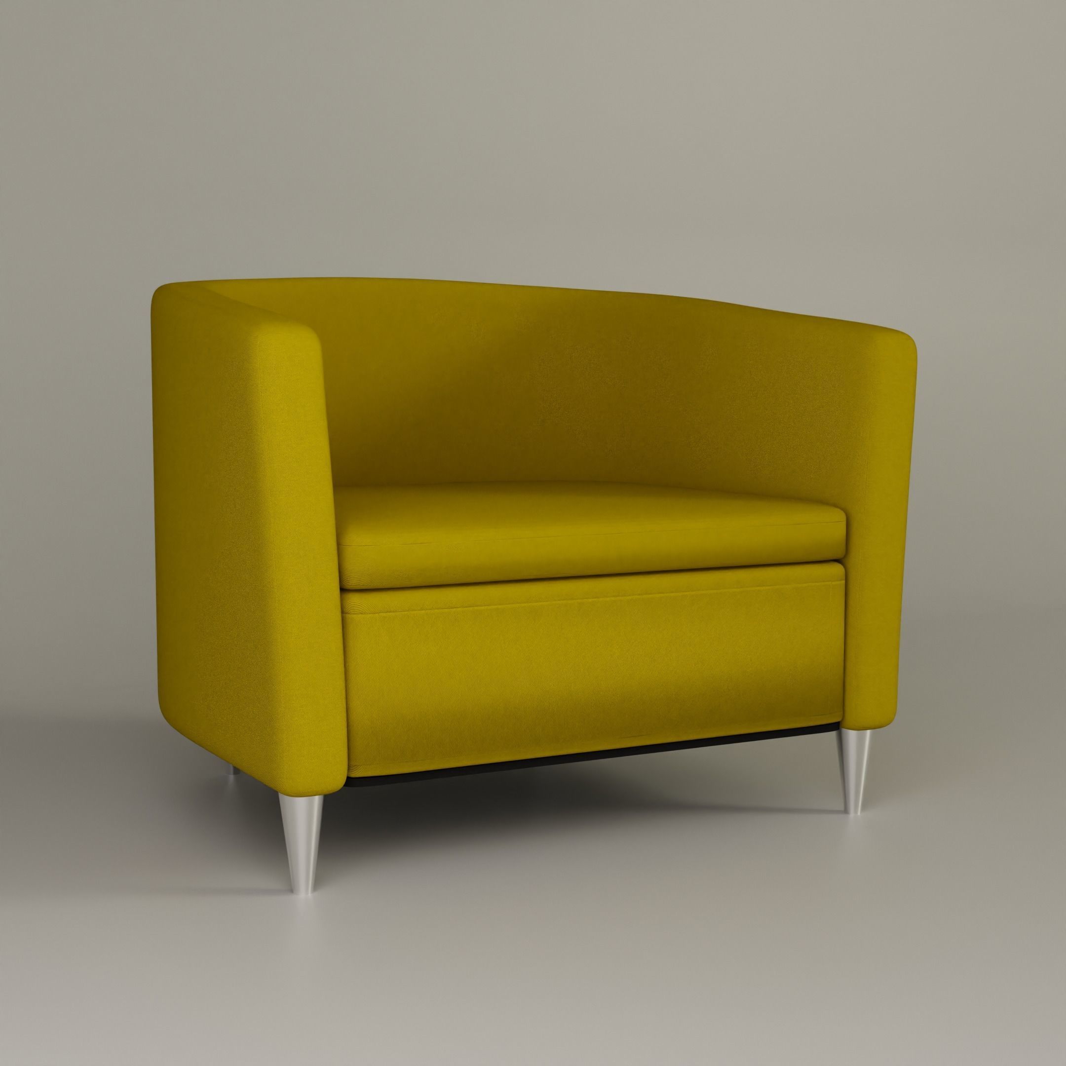 Armchair 3D model_4