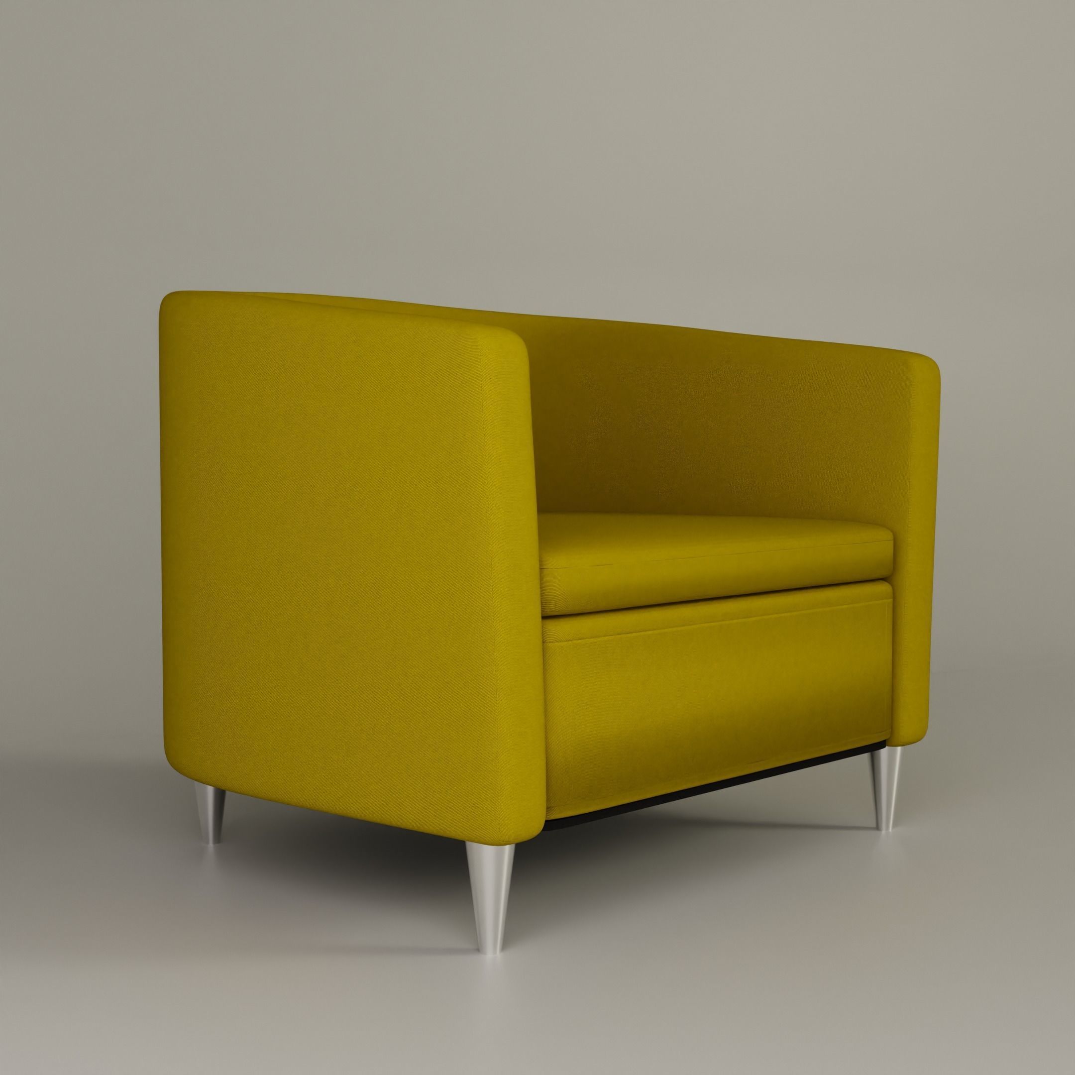 Armchair 3D model_7