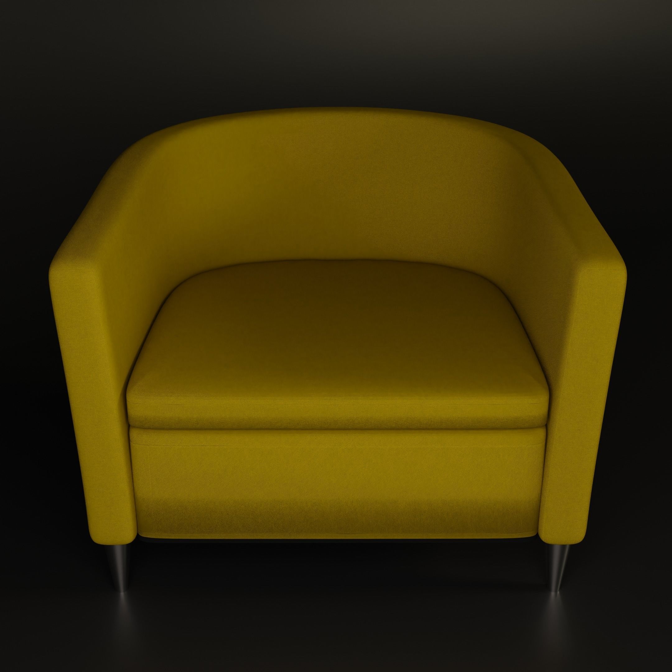 Armchair 3D model_2
