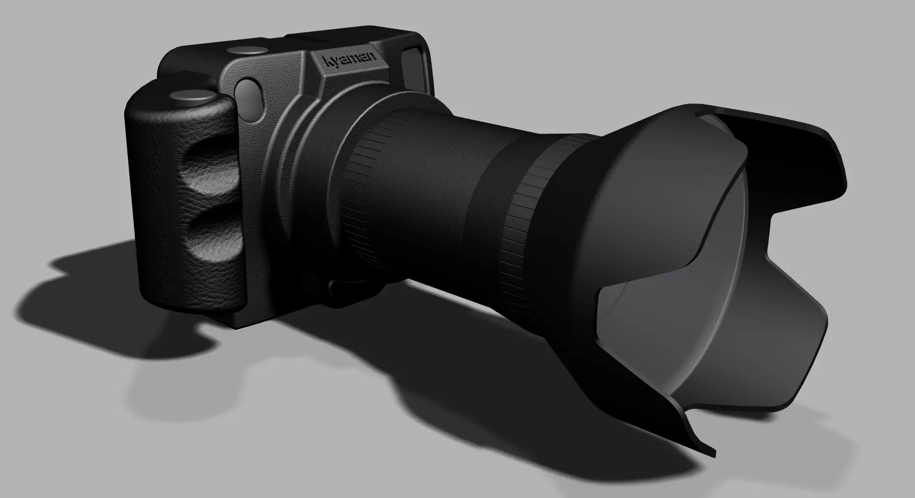 PhotoMachine camera lens Free 3D model_0