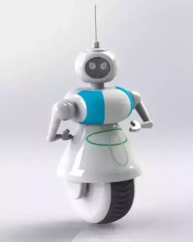 ROBOMOT robot in dress