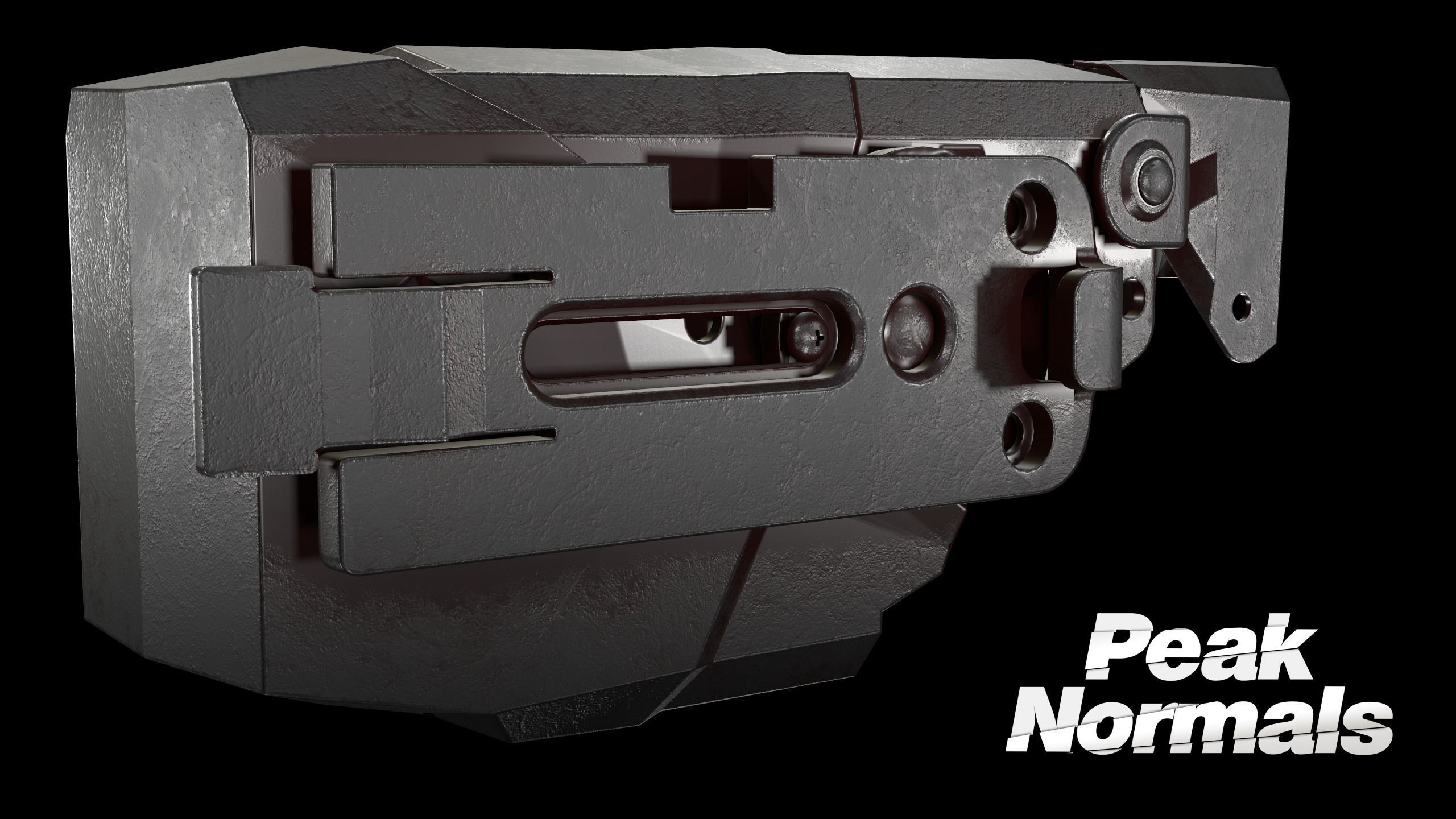 X2 Blade Tech Holster Low-poly 3D model_3