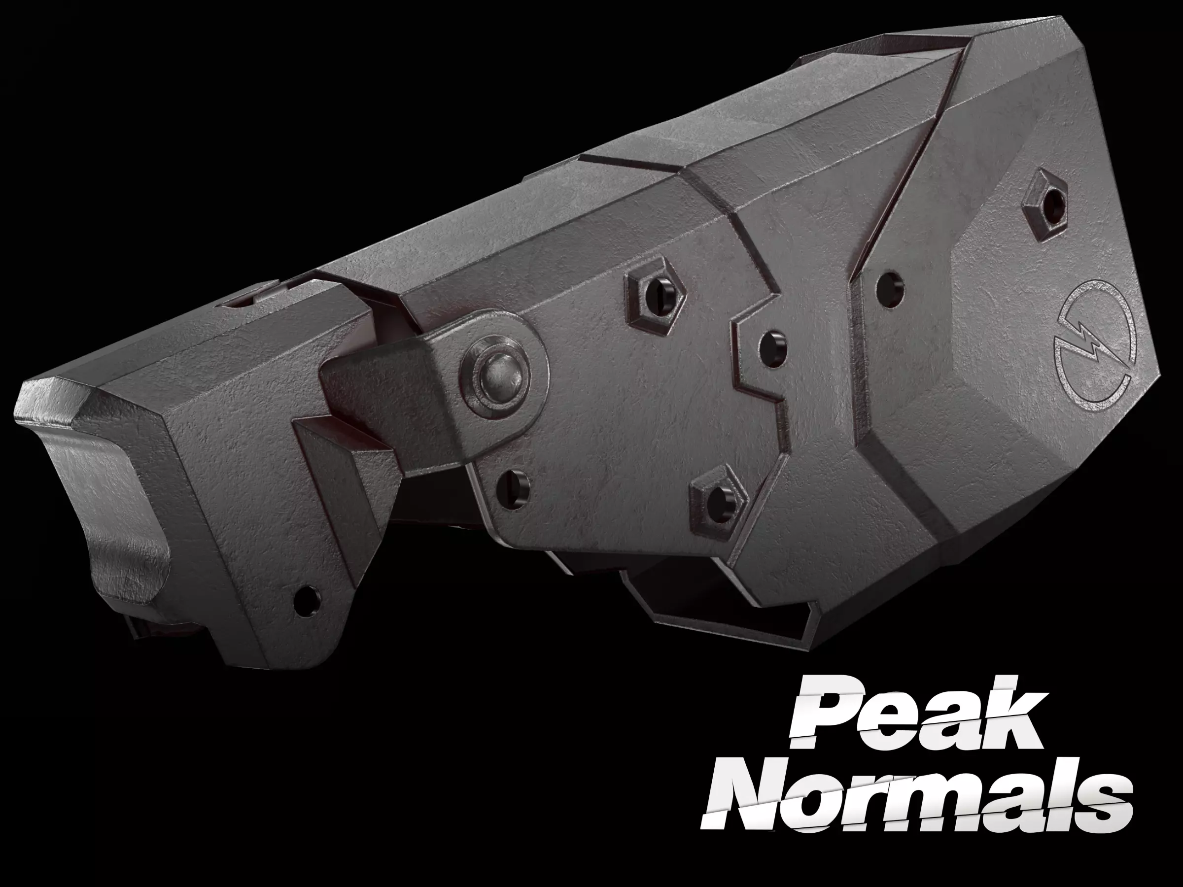 X2 Blade Tech Holster Low-poly 3D model_0