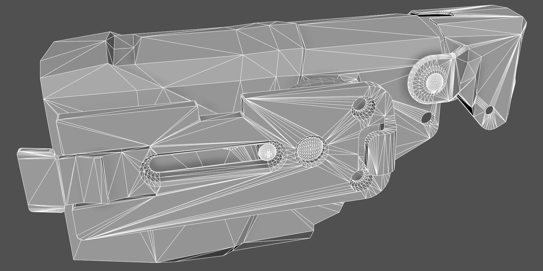 X2 Blade Tech Holster Low-poly 3D model_18