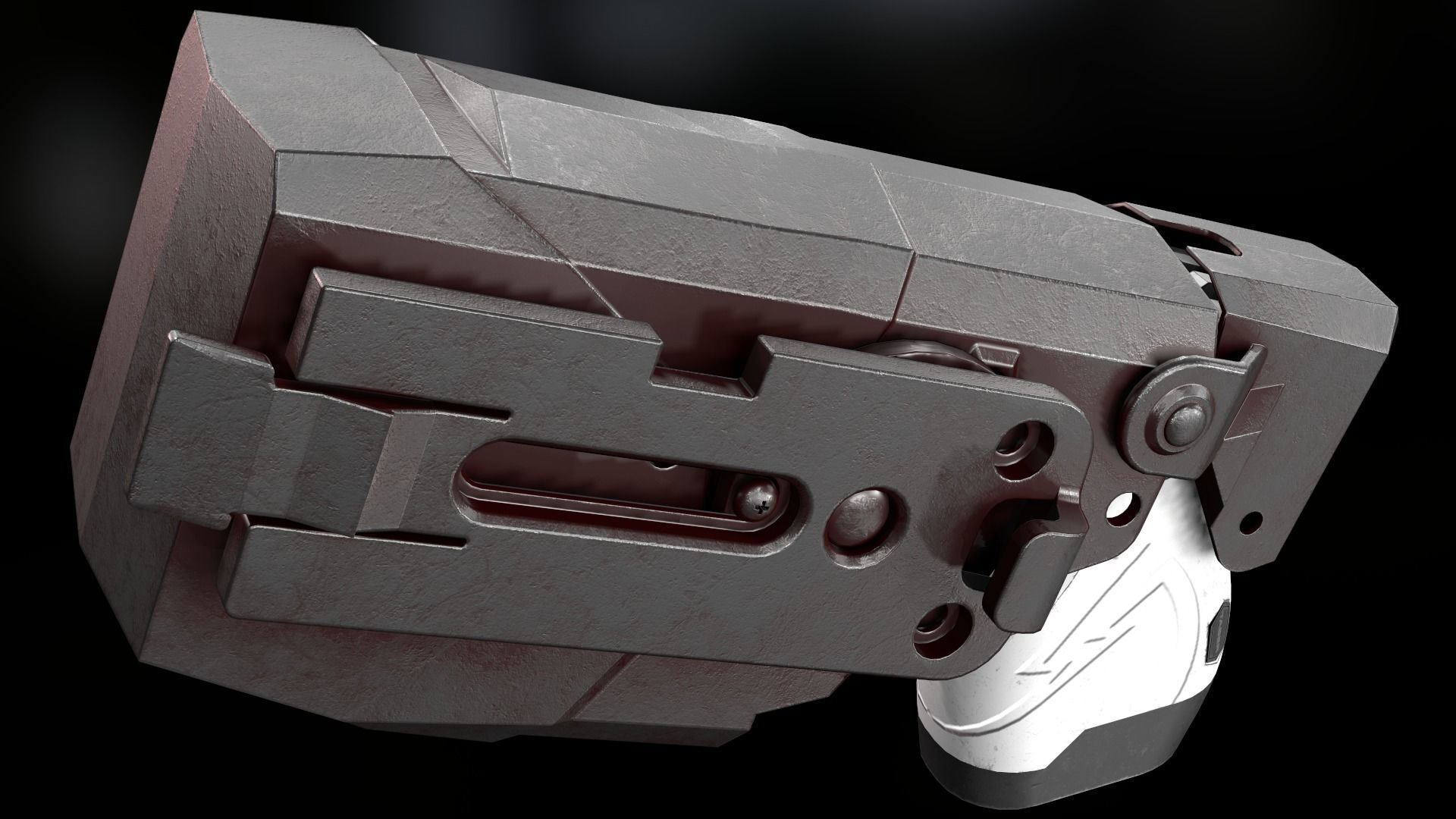 X2 Blade Tech Holster Low-poly 3D model_7