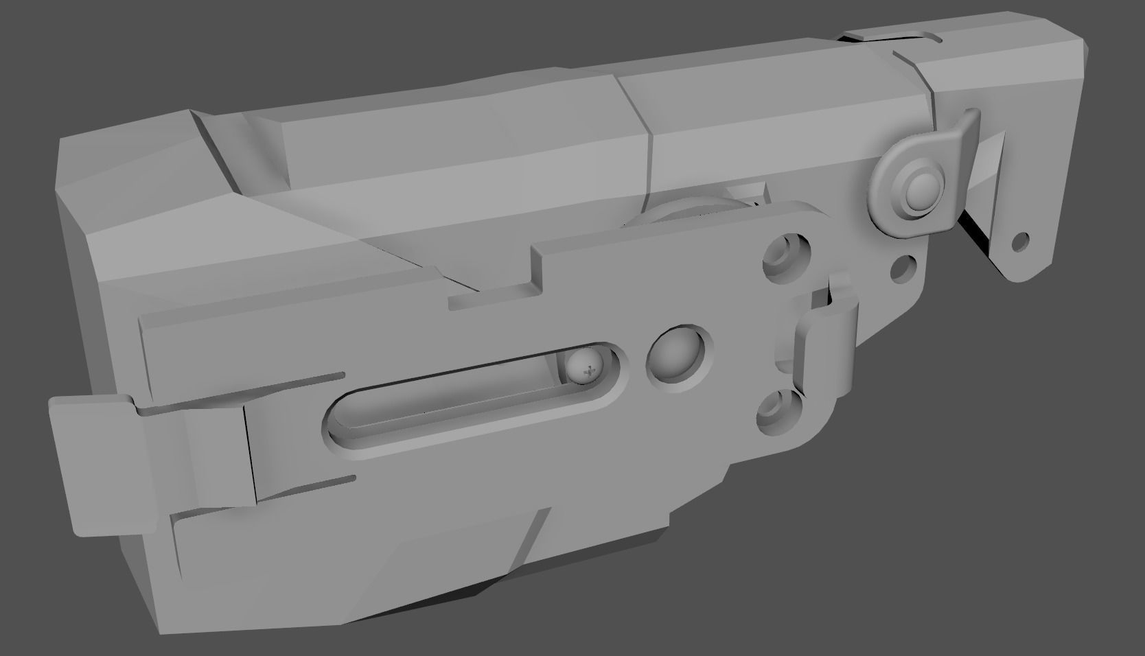 X2 Blade Tech Holster Low-poly 3D model_14